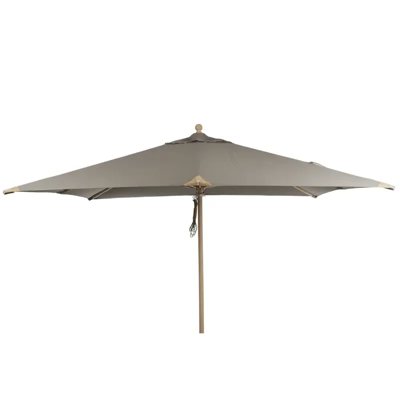 Begränsat antal Como träparasoll 3x3 m/taupe